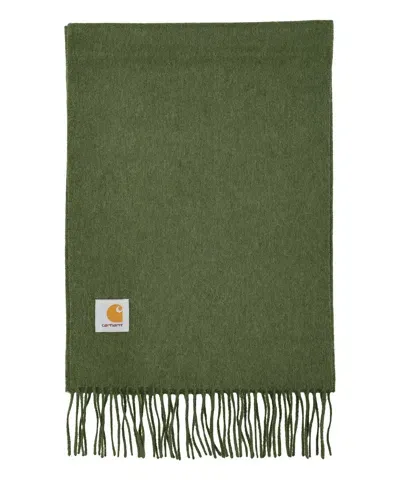 Carhartt Clan Wool Scarf In Green