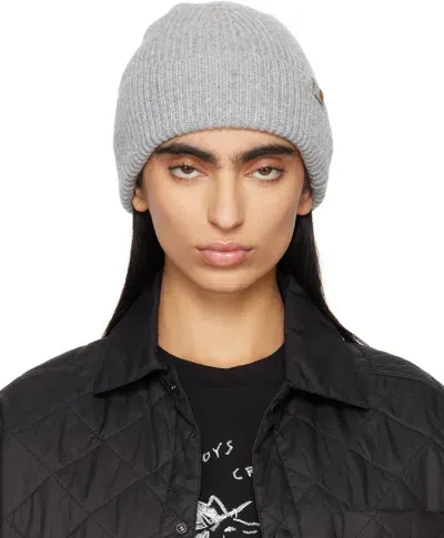 Carhartt Gray Gabe Beanie In Grey Heather