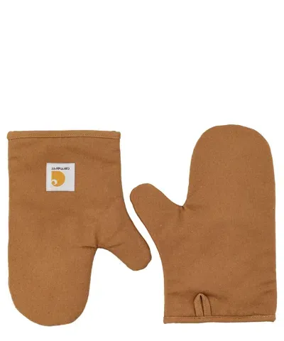 Carhartt Oven Mitt Gloves In Brown