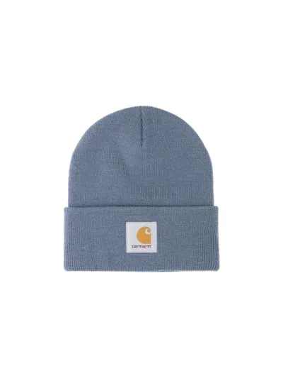 Carhartt 'short Watch' Beanie In Light Blue