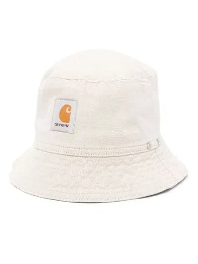 Carhartt Walter Logo-appliqué Hat In Neutrals