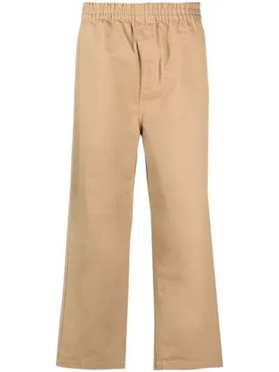 Carhartt Wip Pre Relaxed Straight Fit Pants In Brown