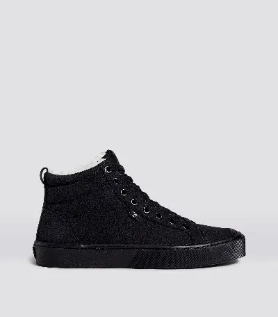 Cariuma Oca Therma High All Black Suede Boot Men