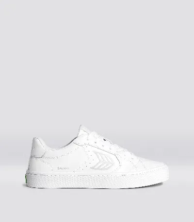 Cariuma Vallely Logo-detail Leather Sneakers In White