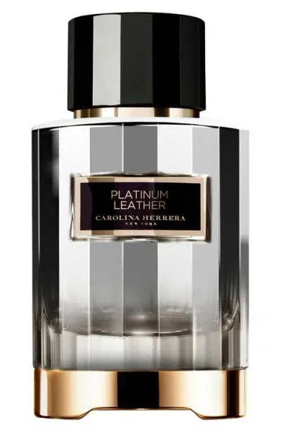 Carolina Herrera Platinum Leather Eau De Parfum In White