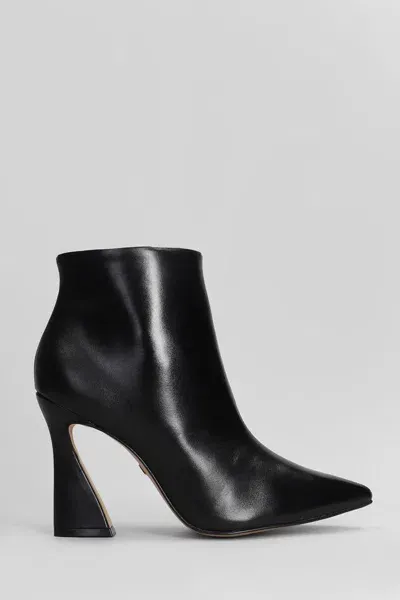 Carrano High Heels Ankle Boots In Black