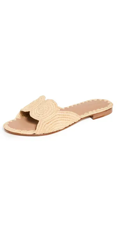 Carrie Forbes Naima Slides Natural Raffia