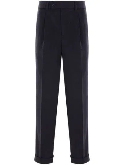 Caruso Tailored Trousers In Blue