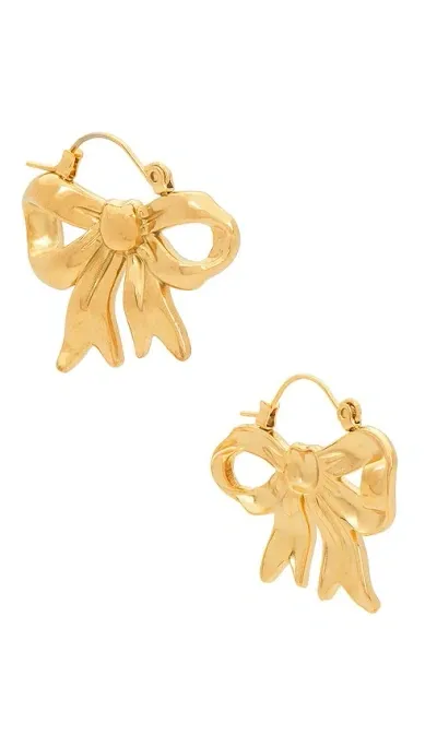 Casa Clara Bow Party Earrings In Gold