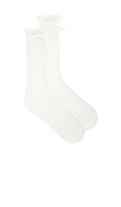 Casa Clara Kaili Socks In White