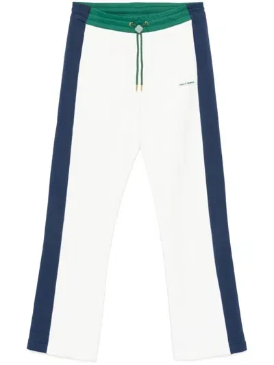 Casablanca Colourblock Track Pants In White