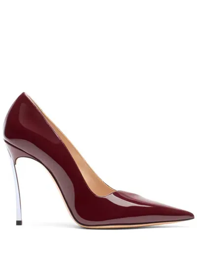 Casadei 100mm Superblade Pumps In Red