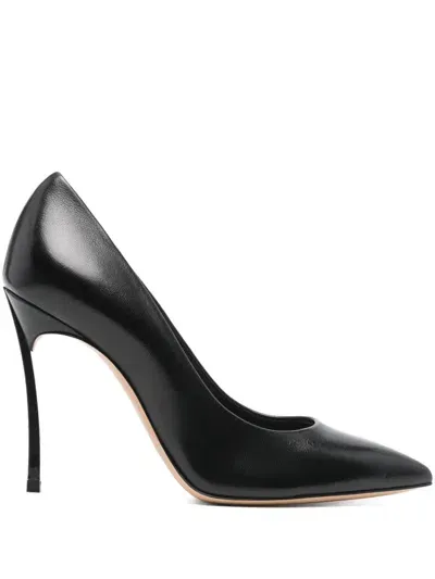 Casadei 100mm Superblade Wonder Pumps In Black