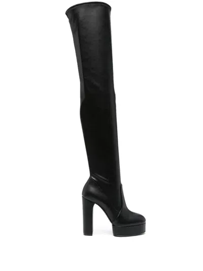 Casadei 120mm Betty Boots In Black