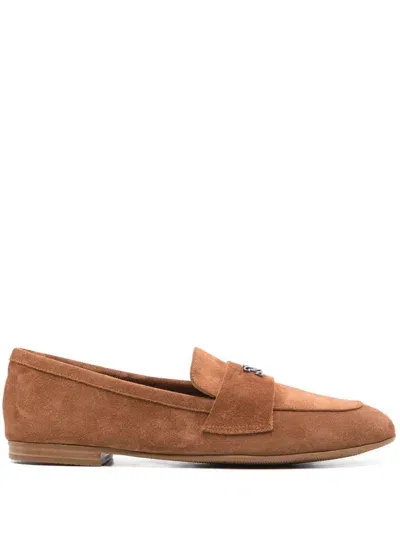 Casadei Antilope Loafers In Brown