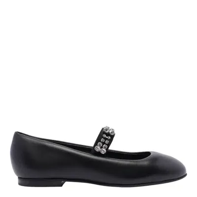 Casadei Flat Shoes In Black