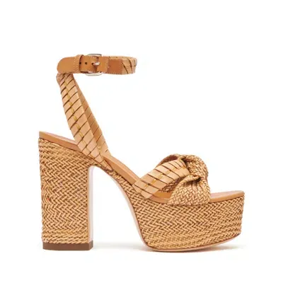 Casadei Isa Formentera Platform Sandals - Woman Platforms Natur 39