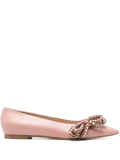 Casadei Judin Ballet Flats In Pink