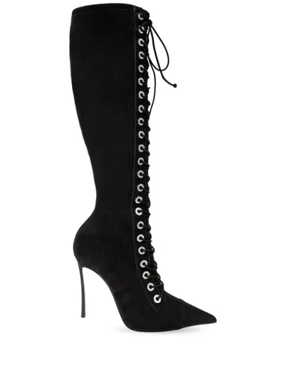 Casadei Vivienne Blade High Boots - Woman High Boots Black 38