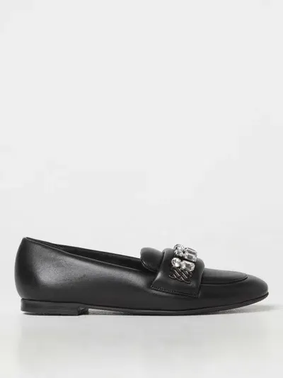 Casadei Loafers  Woman Color Black In Schwarz