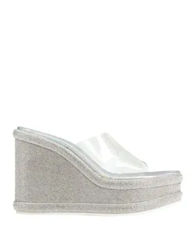 Casadei Jasmine Diadema 120mm Mules In Transparent