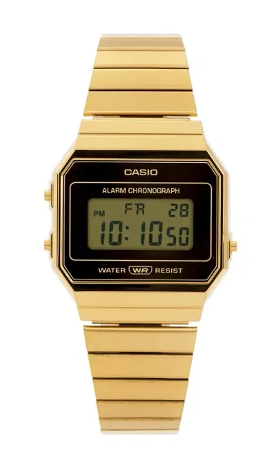 Casio A700 Series Watch In Gold