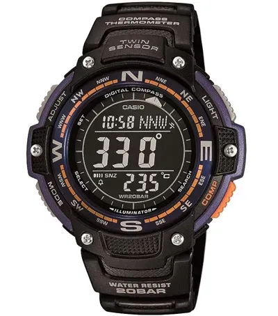 Casio Sport Collection - Twin Sensor, Compass In Black