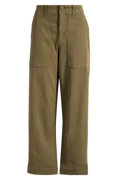 Caslonr Caslon(r) Twill Utility Pants In Olive Burnt