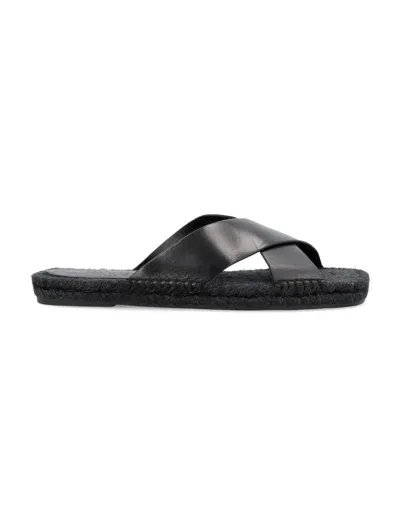 Castaã±er Kevin Sandals In Black