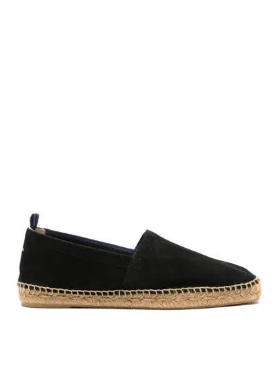 Castaã±er Pablo Suede Espadrilles In Black