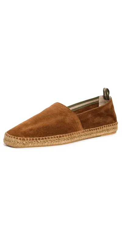 Castaã±er Pablo Suede Espadrilles Cuero In Brown