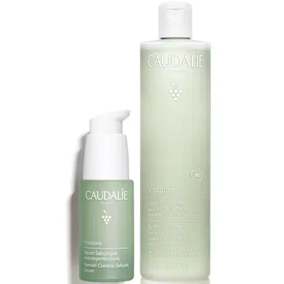 Caudalíe Vinopure Toner And Serum Bundle In White