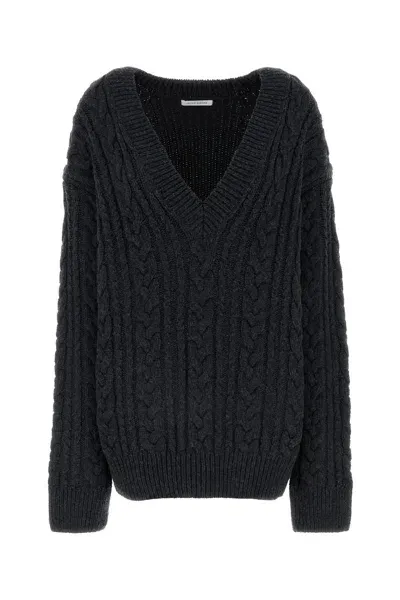 Cecilie Bahnsen Alia Jumper Fisherman Knit Charcoal Grey-m Nd  Female