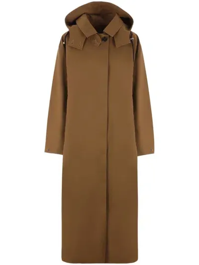 Cecilie Bahnsen Onid Coat In Brown