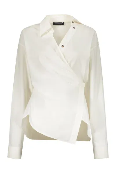 Cedric Charlier Cotton Shirt In White