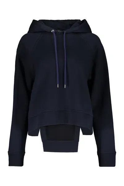 Cedric Charlier Hooded Sweatshirt In Blue