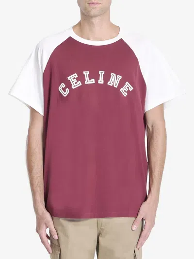 Celine T-shirt In Pink