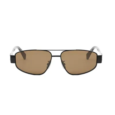 Celine Cl40281u 01e Nero Sunglasses In Oro