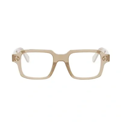 Celine Cl50144u Bold 3 Dots Hd 045 Glasses In Beige