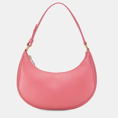 Pre-owned Celine Leather Ava Shoulder Bag In Pink