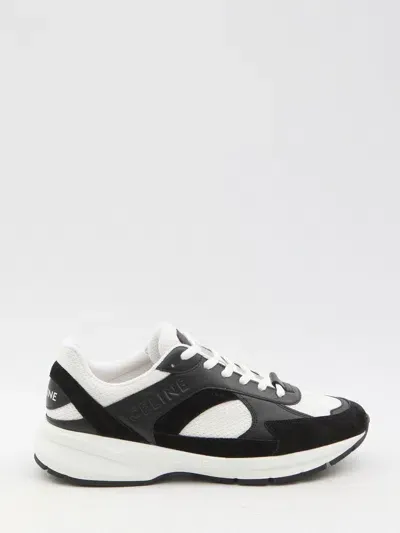 Celine Men's Runner Cr-03 Sneakers In Black