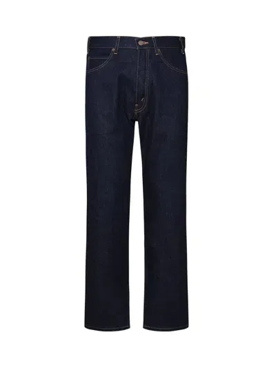 Celine Mid-waisted Straight-leg Jeans In Blue