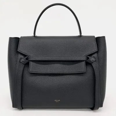 Pre-owned Celine Mini Belt Bag In Black