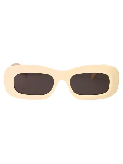 Celine Oval Sunglasses Cl40294 I 25 A In Neutral