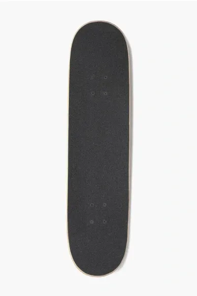 Celine Patterned Wooden Skateboard In Black