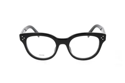 Celine Round Frame Glasses In Black