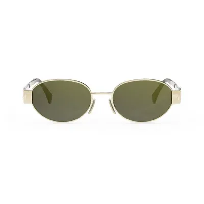 Celine Sunglasses In Oro/verde