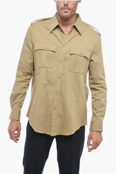 Celine Twill Cotton Saharan Shirt