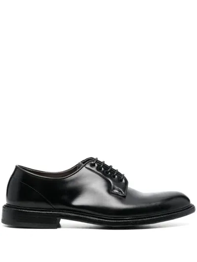 Cenere Calzature Cenere Gb Oxford In Pelle In Black