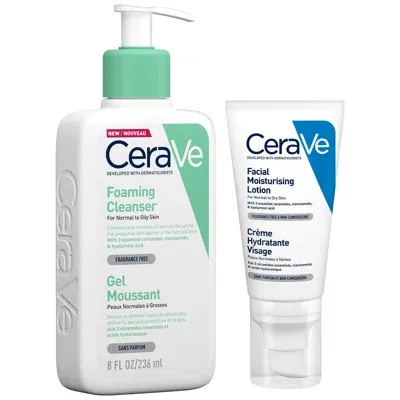 Cerave Cleanse The Day Away Duo In White